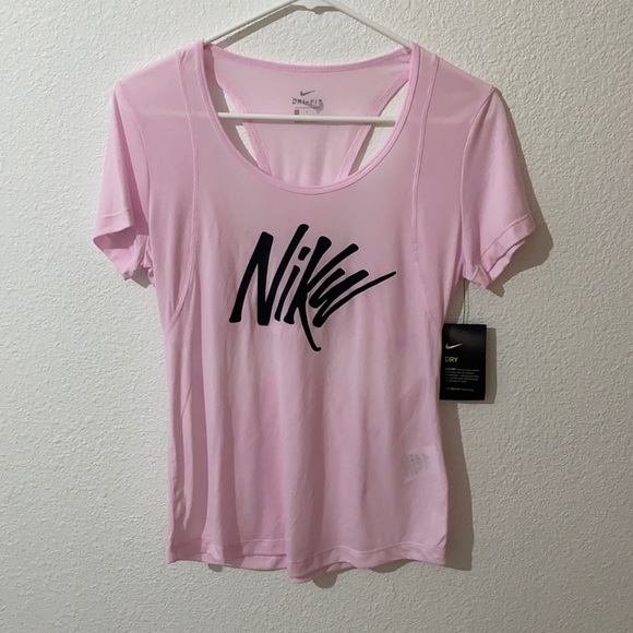 Nike Tops - Nike running top with back cutouts.